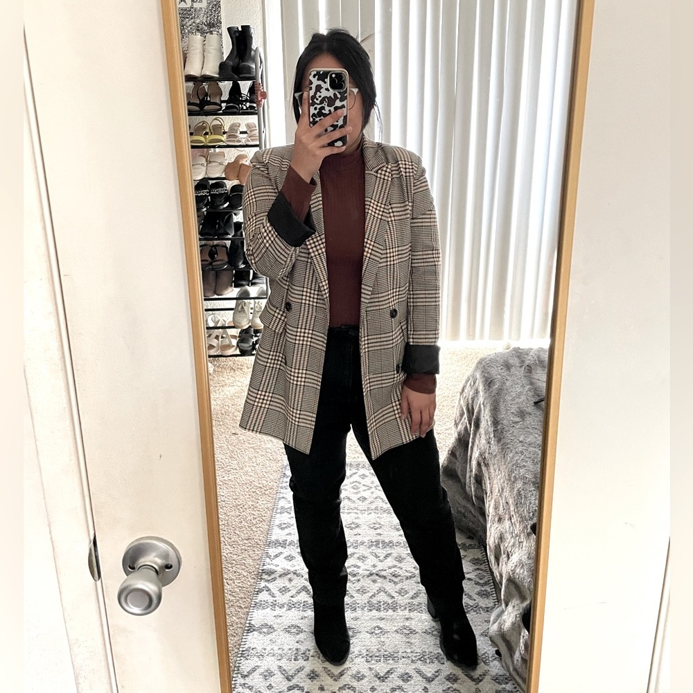 Plaid Blazer